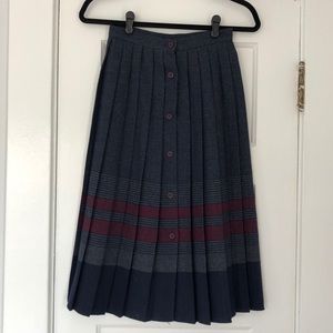 Bobbie Brooks Wool Midi Skirt